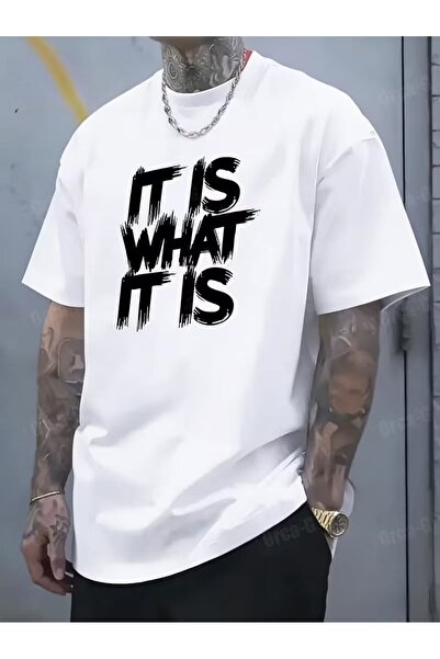 bellanova Unisex Oversize T-shirt με στάμπα Streetwear Άνετη εφαρμογή Daily P...
