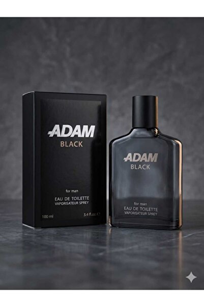 Adam Black For Man EAU DE TOILETTE Erkek Parfüm 100 ML Vaporisateur Sprey 3.4...