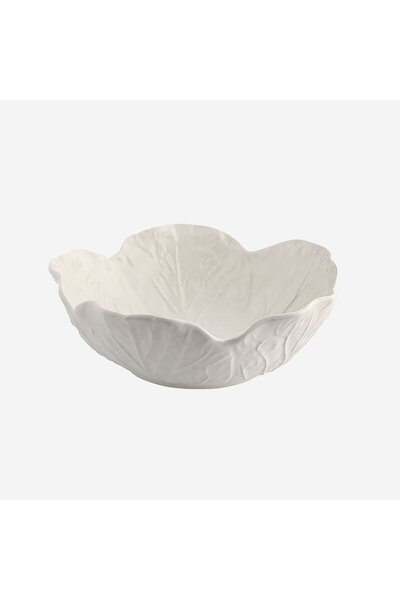 Bordallo Pinheiro Bol de servire din ceramică albă Cabbage 17,5 cm