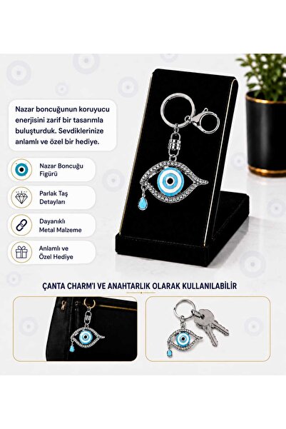 mdm style Accesoriu elegant cu mărgele de protecție împotriva deochiului pent...