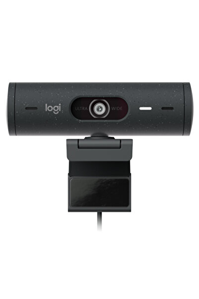 logitech Brio 500 1080p HDR Webcam cu microfon, USB-C, Grafit