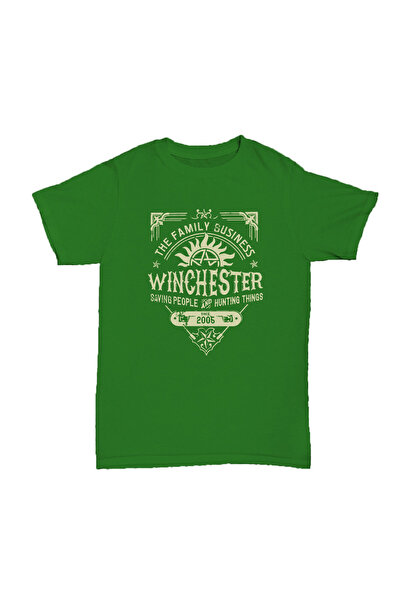 l'eivor Supernatural Winchester Brothers Printed Cotton T-shirt