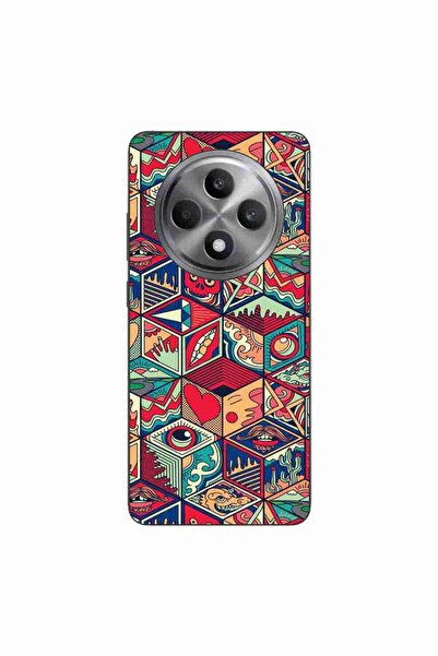 OEM Husa compatibila cu Oppo Reno12 FS Silicon Gel Tpu Model Pop Art Geometric