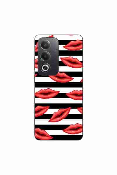 OEM Husa compatibila cu Oppo A80 Silicon Gel Tpu Model Striped Kisses