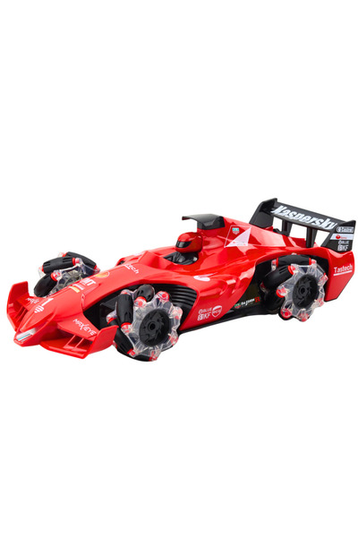 LeanToys Mașină sport telecomandată RC cu efect de fum 2.4G Roșu