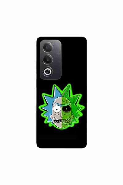 OEM Husa compatibila cu Oppo A80 Silicon Gel Tpu Model Rick And Morty Alien