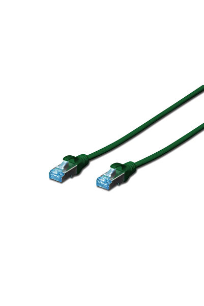 Digitus Cablu patch RJ45 SF/UTP Cat5e 1.00m verde, pungă de plastic
