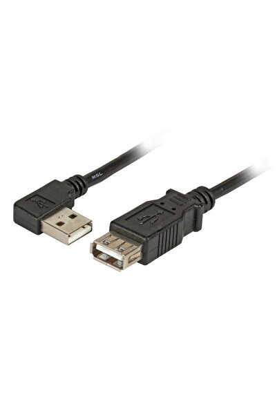 EFB USB2.0 Verl√§ngerung A(gewinkelt)-A,St-Bu,1.0m,sw,Classic