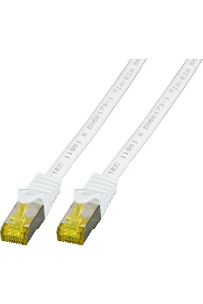 EFB Elektronik EFB Cablu patch RJ45 S/FTP Cat.6A LSZH Cat.7 Rohk. 1,50m wei√ü