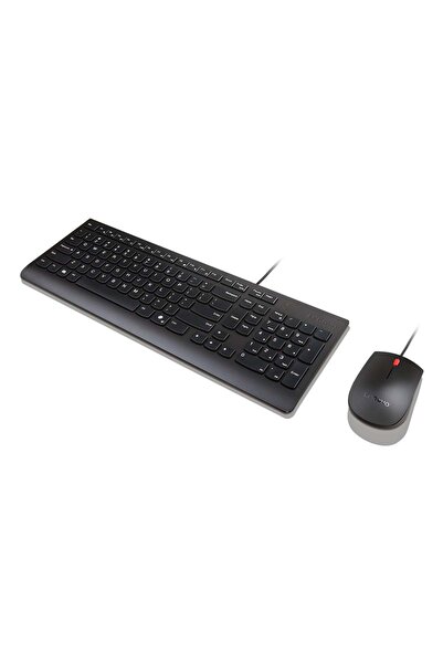 LENOVO Keyboard Mouse Included Universal Usb German Black
