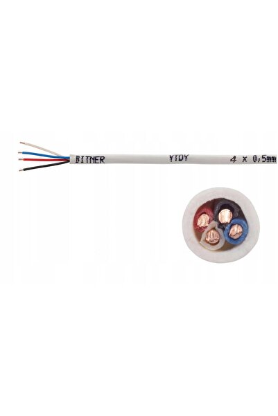 Bitner Cablu de alarmă și interfon BiTprotect YTDY 12X0,5 - 100M