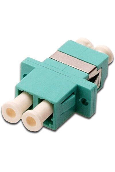 Digitus LWL Kupplung LC->LC Multimode Duplex OM3 aqua Bulk