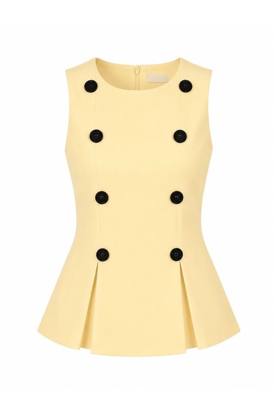 EFİL Double Button Detail Blouse