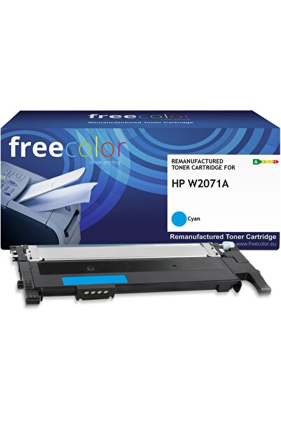 Freecolor Toner HP W2071A cyan cu cip 1000 pagini compatibil