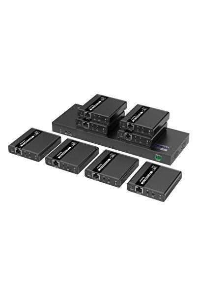 Techly Extender HDMI 1x8 4K30Hz do 40m po skrƒôtce Kat6 IR PoC