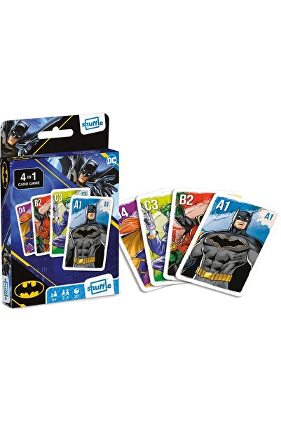 Cartamundi Joc de cărți BATMAN 4 în 1