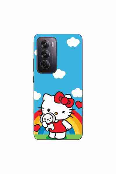 OEM Husa compatibila cu Oppo Reno12 Pro Silicon Gel Tpu Model Hello Kitty Rai...