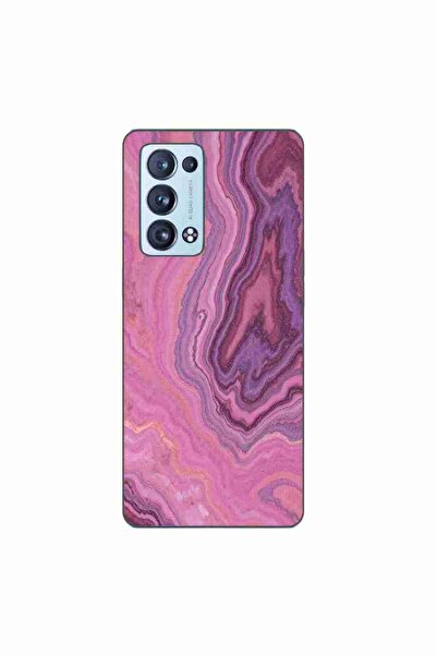 OEM Husa compatibila cu Oppo Reno6 Pro 5G Silicon Gel Tpu Model Pink Quartz M...