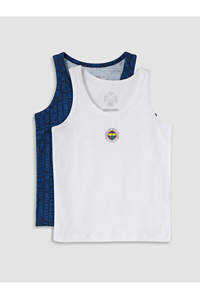 LC Waikiki Peak New Season Printed Boys' Underwear Undershirt 2-Pack