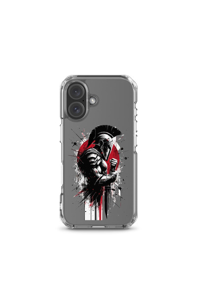KaffCase غطاء هاتف بتصميم جلادياتور متوافق مع آيفون 16