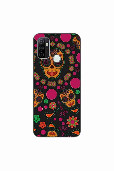 OEM Husa compatibila cu Oppo A53 Silicon Gel Tpu Model Halloween Floral Crane...
