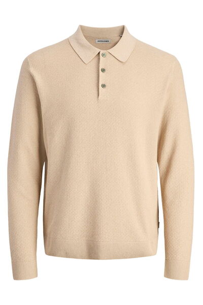 Jack & Jones Ανδρικό πλεκτό πουλόβερ πόλο κανονικής εφαρμογής - Sandri