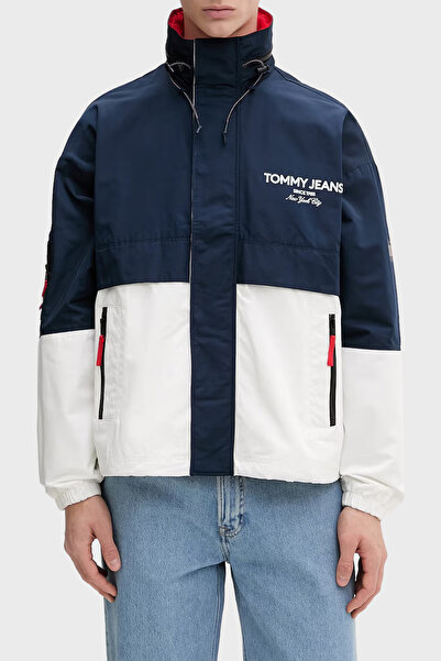 Tommy Jeans Logolu Oversize Logo Detaylı Dik Yaka Mont Erkek MONT DM0DM22739 C1G