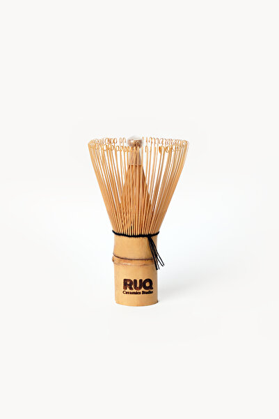 RUQ Ceramics Bambu Matcha Fırçası – El Yapımı Bambu, Geleneksel Çırpma