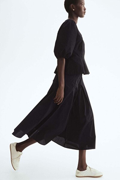 H&M Circular poplin skirt