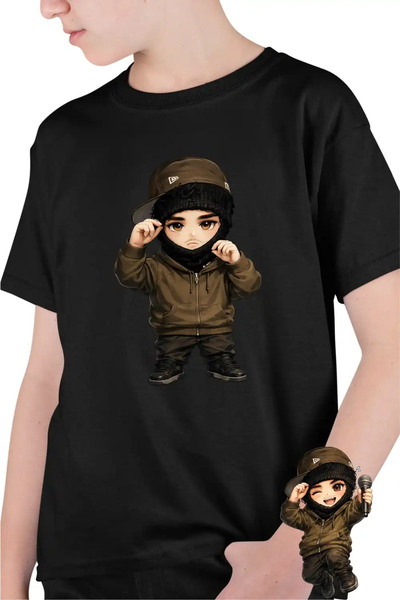 OEM Tricou Copii Baieti Yeat Chibi Trap Rage Music
