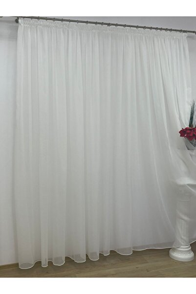 Liz Line Perdea triplu voal, culoare alb si ivoire, 200x245cm, din colectia "...