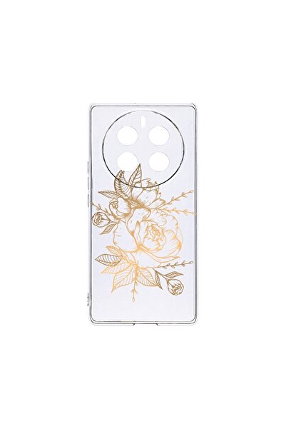 bestcase Διαφανής Θήκη Σιλικόνης 2MM, Συμβατή με Realme 12 Pro, Χρυσό Ροζ, Αν...