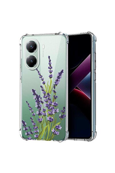 bestcase Αντικραδασμική Θήκη Συμβατή με Poco X7 Pro 5G, Φλοράλ - Πρεσαριστή Λ...