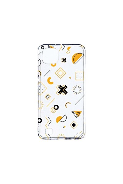 bestcase Διαφανής Θήκη Σιλικόνης 2MM, Συμβατή με Realme C20, Σύμβολα, Αντικρα...