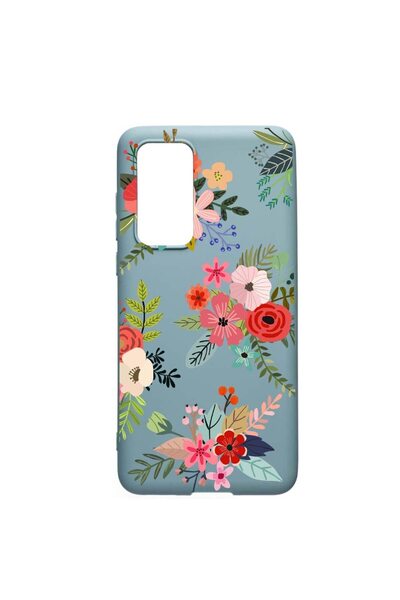 bestcase Husa Huawei P40, Flowers, rezistenta la uzura, anti-alunecare, din s...
