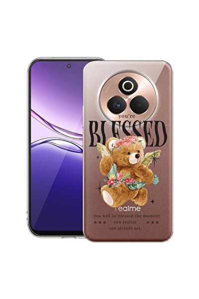 bestcase ¬Æ Husa pentru Realme P3 Pro cu Design Teddy Bear Blessed, Clear Sli...