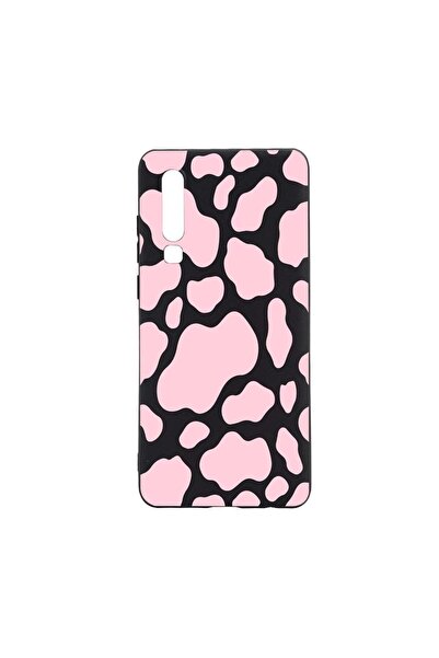 bestcase Husa Silicon Compatibila Cu Huawei P30, Pink Cow, rezistenta la uzur...