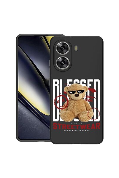 bestcase Husă pentru Poco X7 Pro 5G, Ursuleț de pluș binecuvântat, Silicon su...