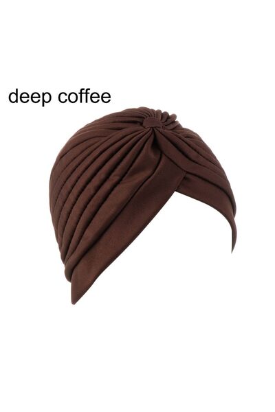 Choice21 deep coffee Women Head Wrap Ladies Head Cover Stretchy Turban Muslim...