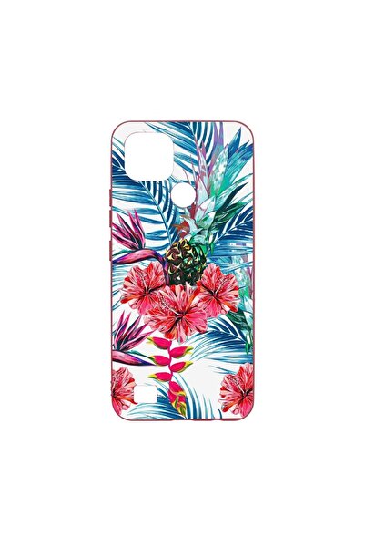 bestcase Husa Silicon, Compatibila Cu Realme C21, Tropical, Ananas, rezistent...