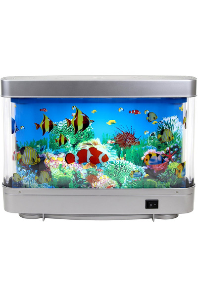 Choice1 white US Tropical Fish Tank Lamps Artificial Aquarium Decor Virtual O...