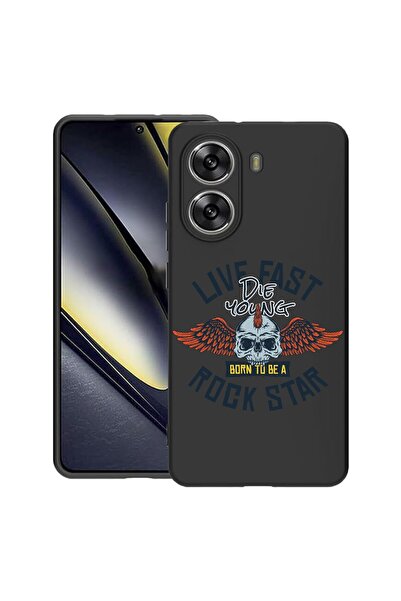 bestcase ¬Æ Husa pentru Poco X7 Pro 5G, Rock Star, Slim Silicon 0.8MM, Antiso...