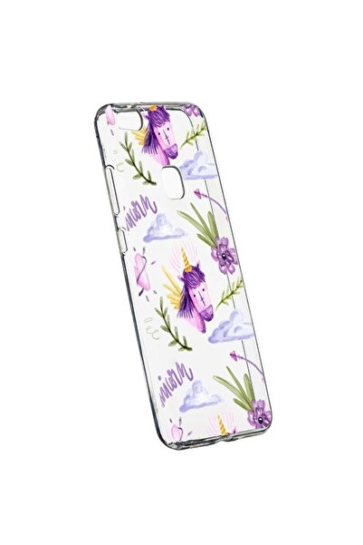 bestcase Husa Silicon, Transparent, Slim, Unicorn Pattern, Huawei P10 LITE