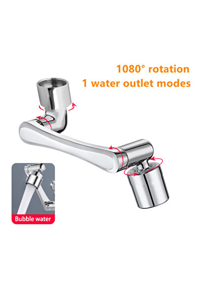 Choice 1Mode 1440° Rotation Faucets Extender Sprayer Head Universal Kitchen R...