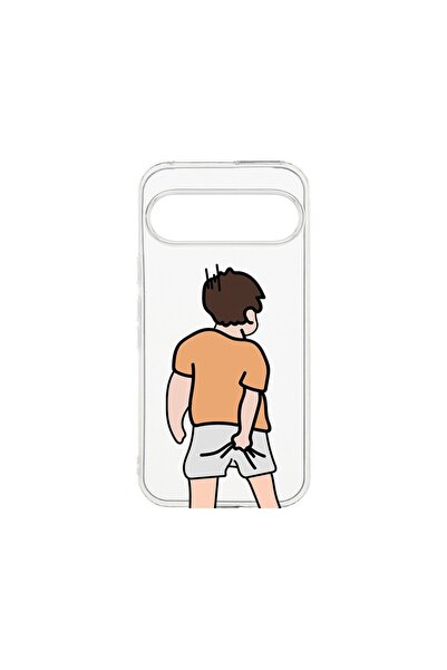 bestcase Husă transparentă din silicon de 2MM, compatibilă cu Google Pixel 9 ...
