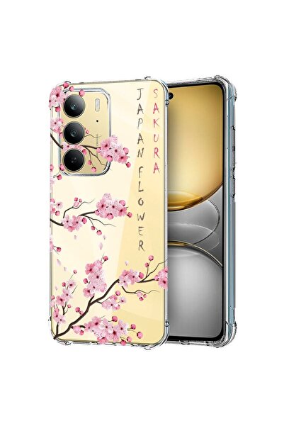 bestcase ¬Æ Husa pentru Realme C75, Anti Shock 1.5MM, Cherry Blossom, Protect...