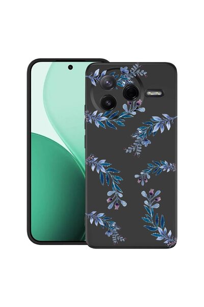 bestcase ¬Æ Husa TPU Ultra Slim Compatibil cu Poco F7 Pro, cu Design Blue Flo...