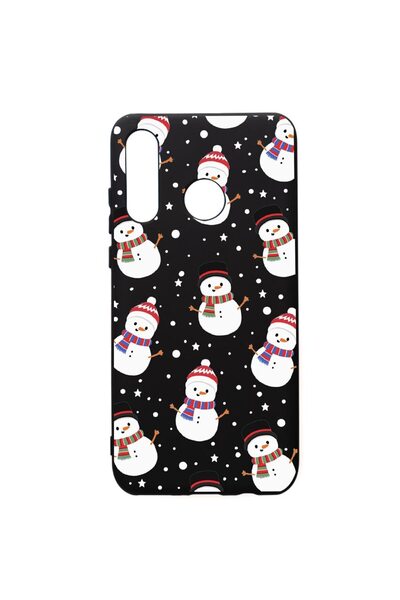 bestcase Θήκη προστασίας Huawei P30 Lite, Χιονάνθρωπος, σιλικόνης, με υφασμάτ...