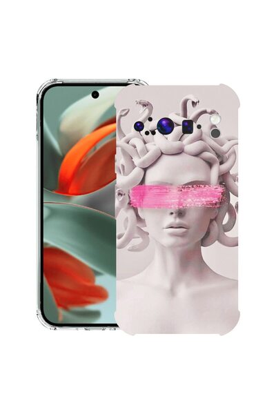 bestcase ¬Æ Husa pentru Google Pixel 9 Pro XL, Anti Shock 1.5MM, Medusa, Prot...
