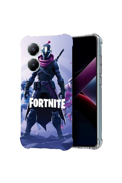 bestcase Съвместим калъф за Poco X7 Pro 5G, Удароустойчив 1.5ММ, Fortnite, За...